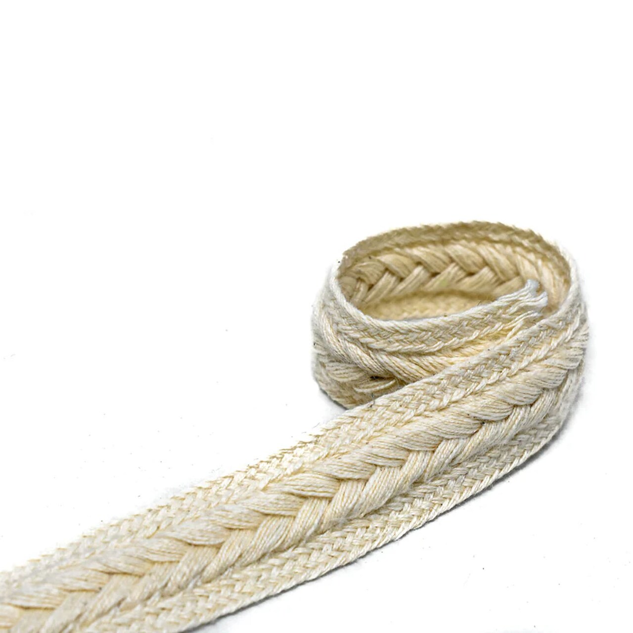 1 Yard Off White Knitted Gimp Trim for Clothing Pillows Drapery 3/4 Inch Width